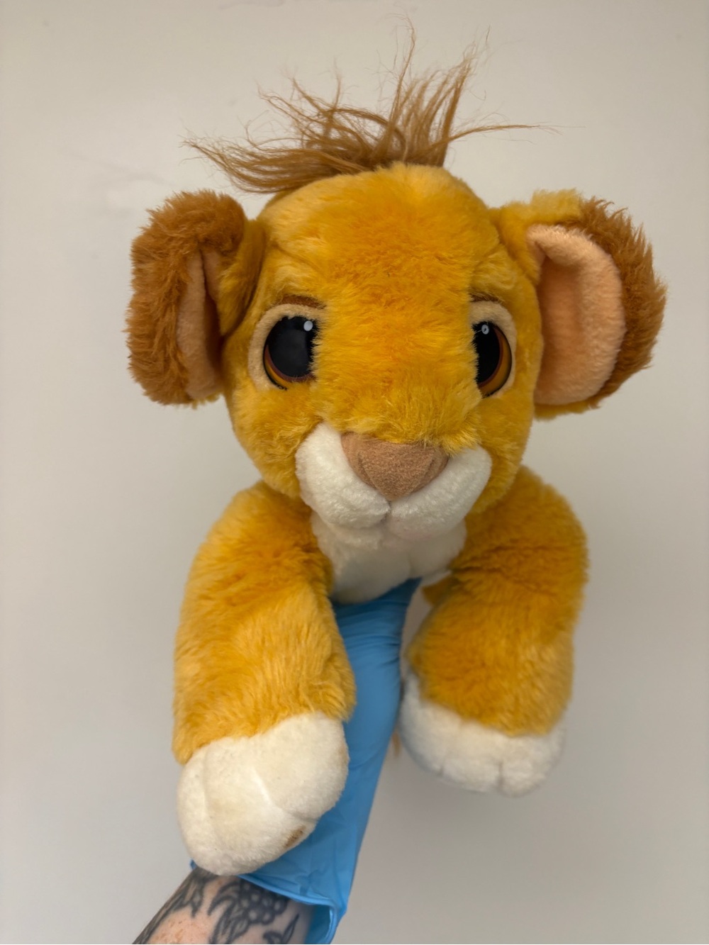 1993 Vintage Mattel The Lion King Simba Plush Toy 12”